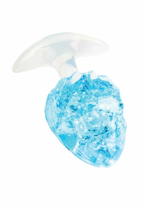 ToyJoy Crystal Butt Plug Large silikonowy z kryształową kulą 12,2 cm