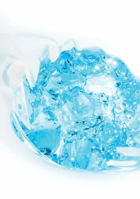 ToyJoy Crystal Butt Plug Large silikonowy z kryształową kulą 12,2 cm