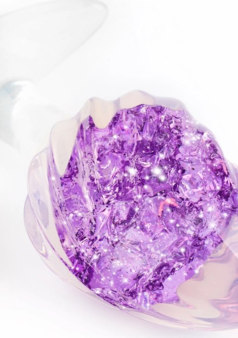 ToyJoy Crystal Plug Medium silikonowy z kryształową ozdobą 8,2 cm