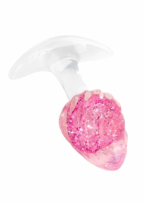 ToyJoy Crystal Plug Small silikonowy z kryształową kulą, rozmiar S