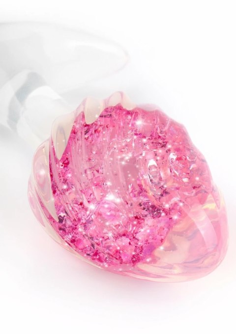 ToyJoy Crystal Plug Small silikonowy z kryształową kulą, rozmiar S