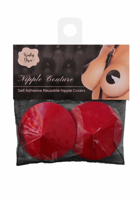 Kinky Diva Nipple Covers Gloss - wielorazowe nakładki samoprzylepne