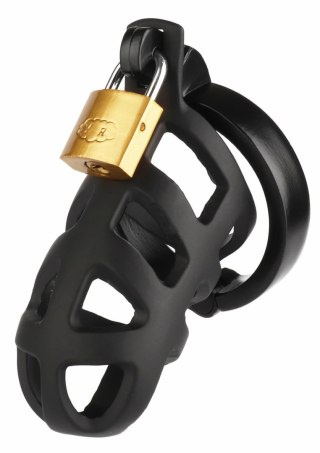 Mr. Steel Brutal Chastity Cage stalowa klatka z wentylacją i zamkiem