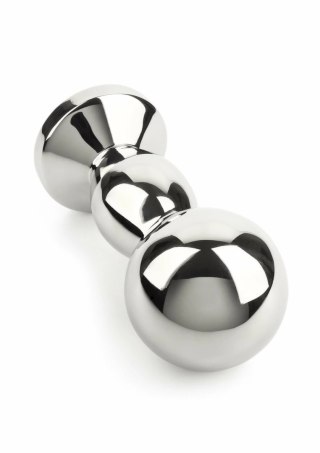 Mr. Steel Bubble Trouble korek intymny stalowy kulisty 12 cm