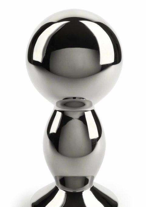Mr. Steel Bubble Trouble korek intymny stalowy kulisty 12 cm