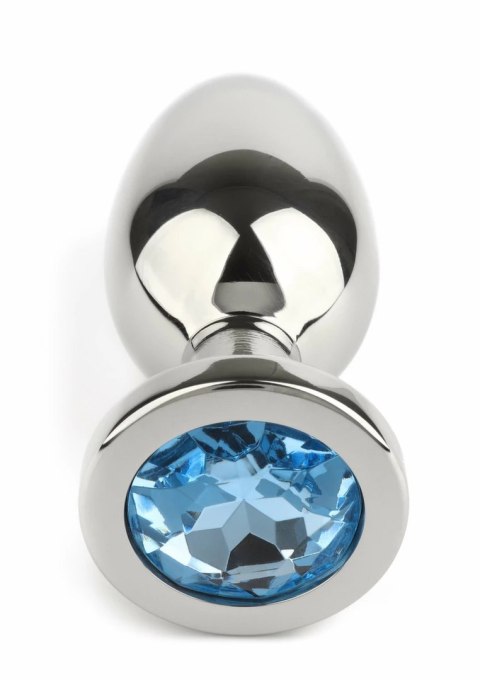 Mr. Steel Jeweled Plug Large - stalowy model z ozdobnym kryształem