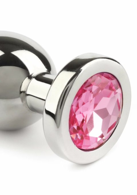 Mr. Steel Jeweled Plug Small stal nierdzewna z ozdobnym kryształem