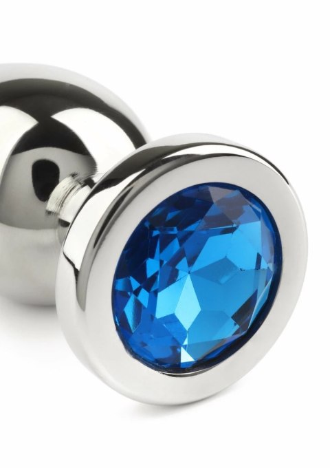 Mr. Steel Jeweled Plug Small stalowy z kryształem, rozmiar S