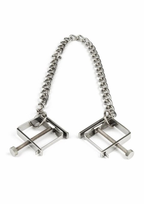Mr. Steel Press - stalowe klamry z łańcuchem, regulowana siła nacisku