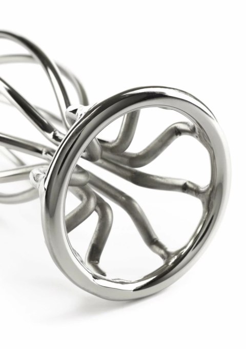 Mr. Steel Round Wire Plug Large stalowy lekki model ażurowy XL