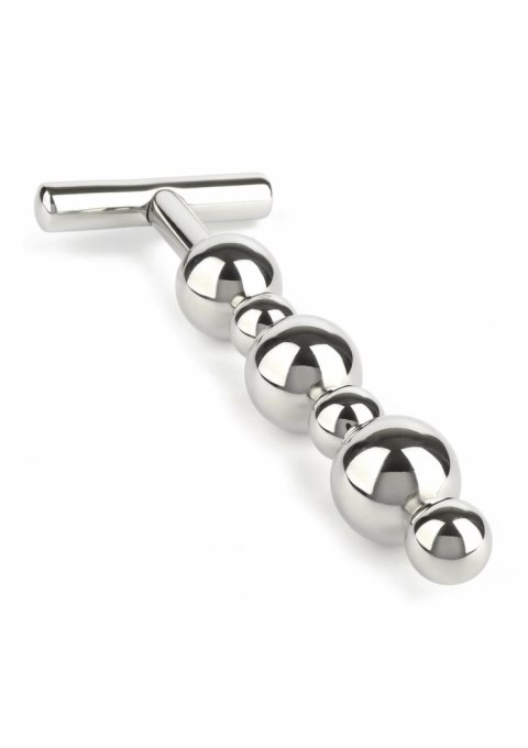 Mr. Steel Steel Thruster stalowy masażer z uchwytem T, 25 cm