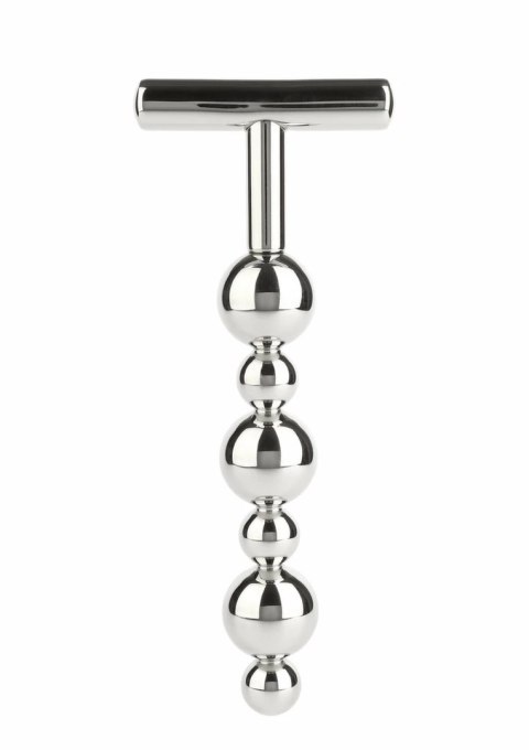 Mr. Steel Steel Thruster stalowy masażer z uchwytem T, 25 cm