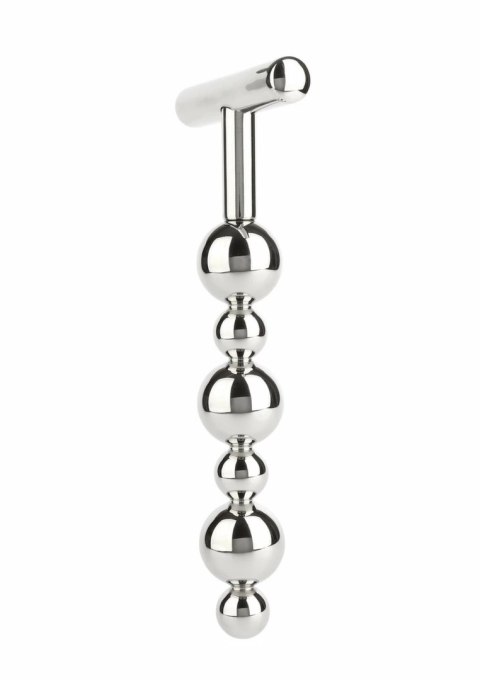 Mr. Steel Steel Thruster stalowy masażer z uchwytem T, 25 cm