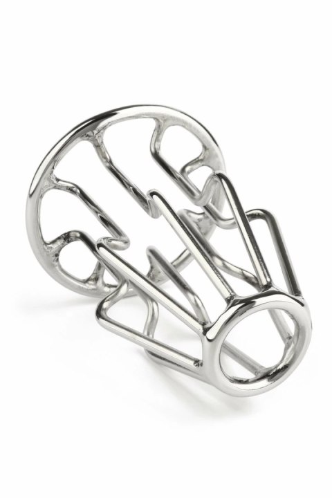 Mr. Steel Trapezoid Small - stalowy korek anatomiczny, lekki, geometryczny