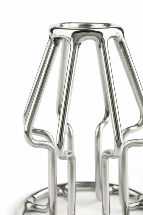 Mr. Steel Trapezoid Small - stalowy korek anatomiczny, lekki, geometryczny