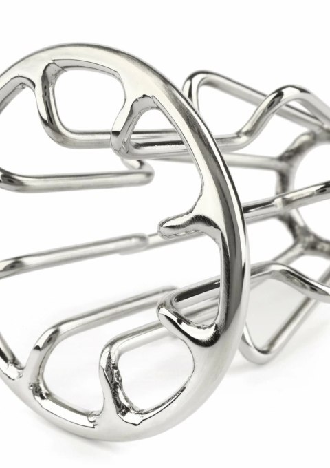 Mr. Steel Trapezoid Small - stalowy korek anatomiczny, lekki, geometryczny