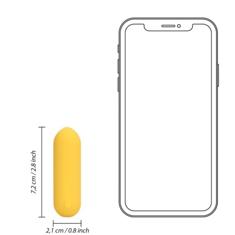Smooth Bullet Vibrator - Sunpac Yellow