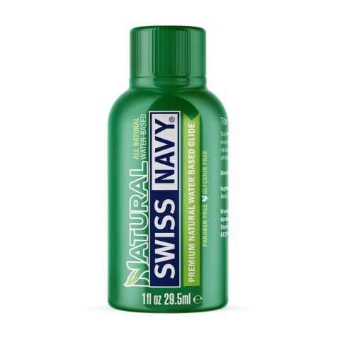 Natural - Premium All Natural Waterbased Lubricant - 1 fl oz / 29,5 ml