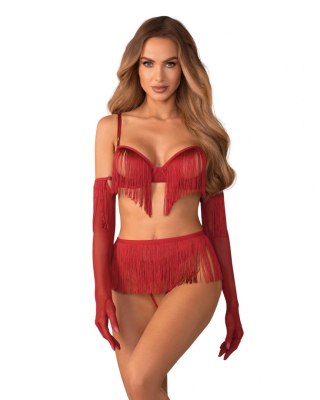 Rossay Red komplet 4-częściowy otwarty L/XL