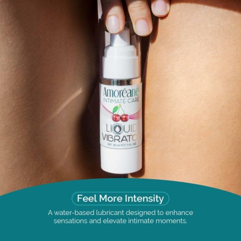 Żel/sprej-Liquid Vibrator Cherry 30ml.