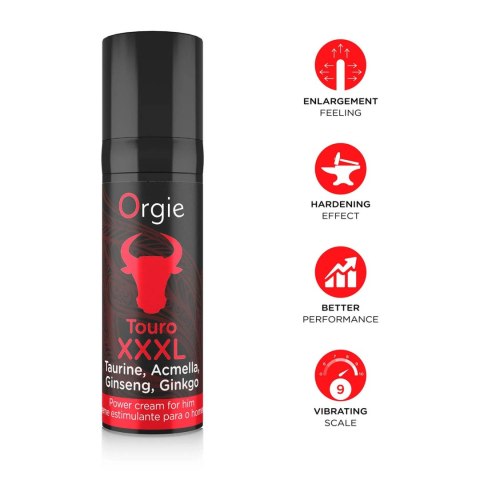 Krem-TOURO XXXL - ERECTION CREAM - 15 ML