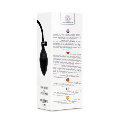 Pompka-Powerpump - Black&Clear
