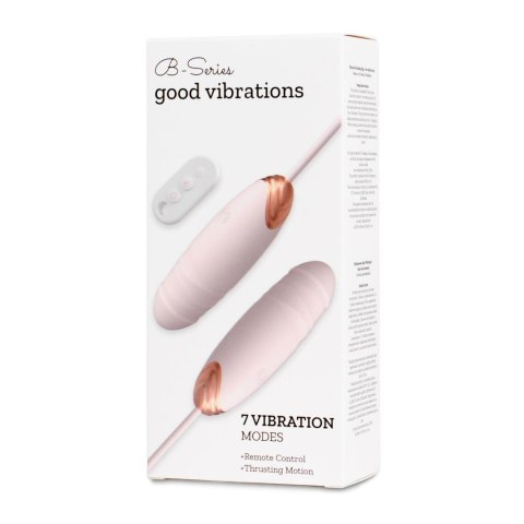 Vibrating Silicone Love EGG USB 7 vibration and thrust functions / Remote control Pink