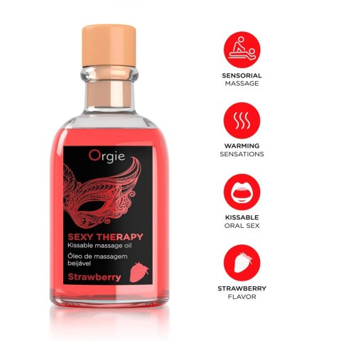 Żel-LIPS MASSAGE KIT STRAWBERRY - 100 ML