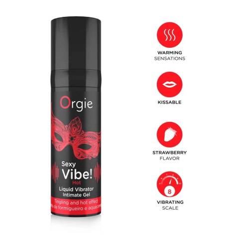 Żel-SEXY VIBE! HOT - LIQUID VIBRATOR - 15 ML