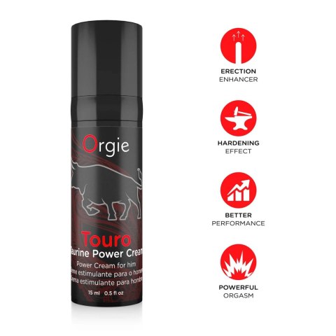 Żel-TOURO - ERECTION CREAM - WITH TAURINA - 15 ML