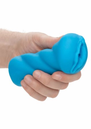 CalExotics ANIME Stroker Bunny - kompaktowa maszyna intymna Pure Skin, zamknięta końcowka
