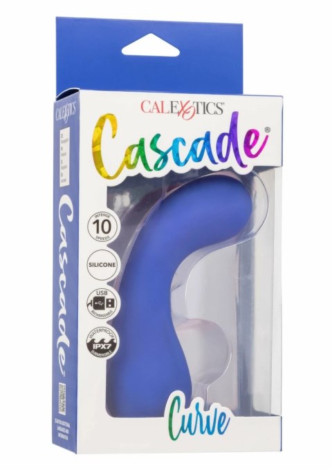 CalExotics Cascade Curve masażer intymny z zakrzywioną końcowką 10 trybow