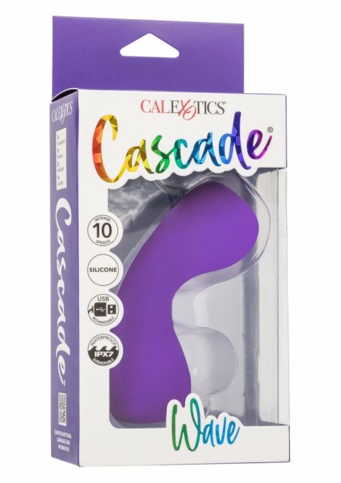 CalExotics Cascade Wave - masażer intymny z 10 trybami wibracji, elastyczny