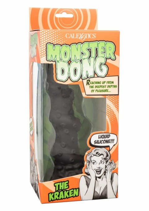 CalExotics Monster Dong The Kraken 20,25 cm - model z płynnego silikonu, elastyczny