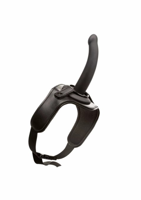 CalExotics Onyxxx Thigh Strap z silikonową sondą i regulacją, czarny, 5 cali