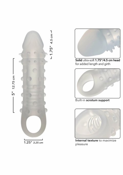 CalExotics Performance Maxx Liquid Silicone Adonis - anatomiczny model, 17,8 cm