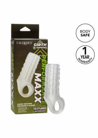 CalExotics Performance Maxx Liquid Silicone - dwustronny rękaw anatomiczny, silikonowy