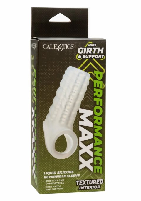 CalExotics Performance Maxx Liquid Silicone - dwustronny rękaw anatomiczny, silikonowy