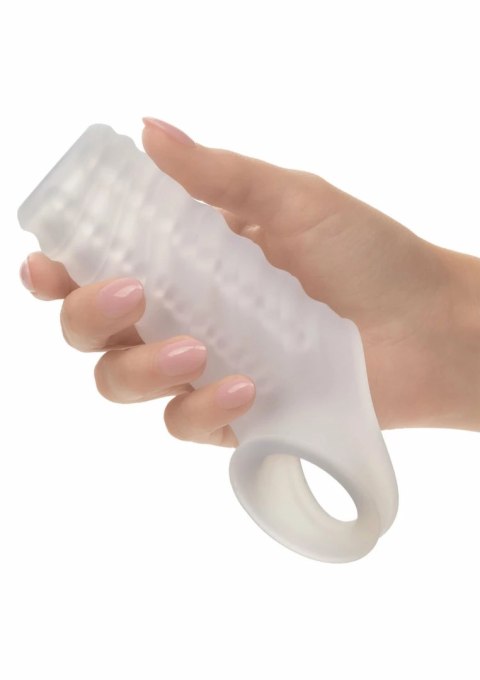 CalExotics Performance Maxx Liquid Silicone - dwustronny rękaw anatomiczny, silikonowy