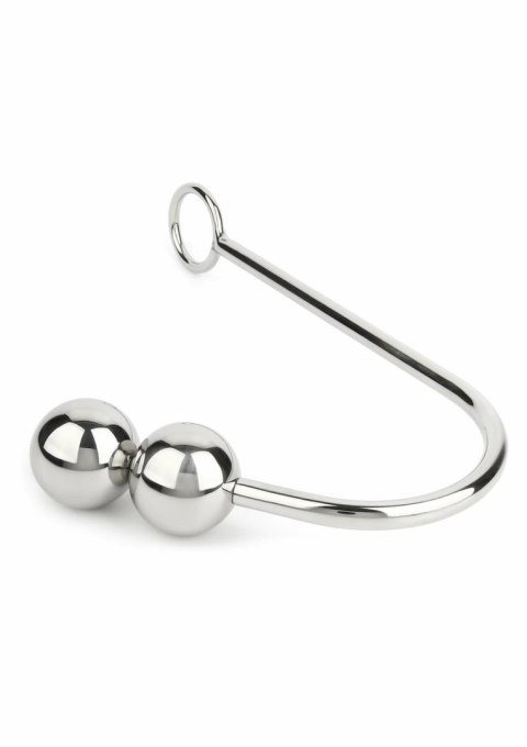 Mr. Steel Anal Hook Double Balls 40+40mm stal nierdzewna