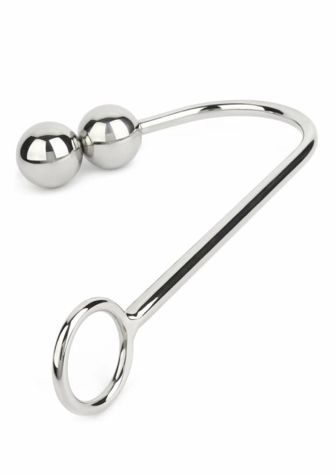 Mr. Steel Anal Hook Double Balls 40+40mm stal nierdzewna