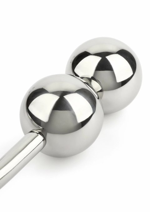 Mr. Steel Anal Hook Double Balls 40+40mm stal nierdzewna