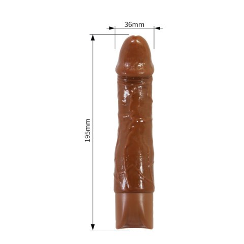 Pretty Love Jermaine Brown - Realistic Vibrating Dildo 7.7"