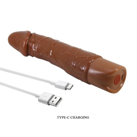Pretty Love Jermaine Brown - Realistic Vibrating Dildo 7.7"