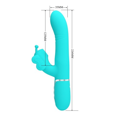 Pretty Love Twinkled Tenderness Turquoise - Rabbit Vibrator