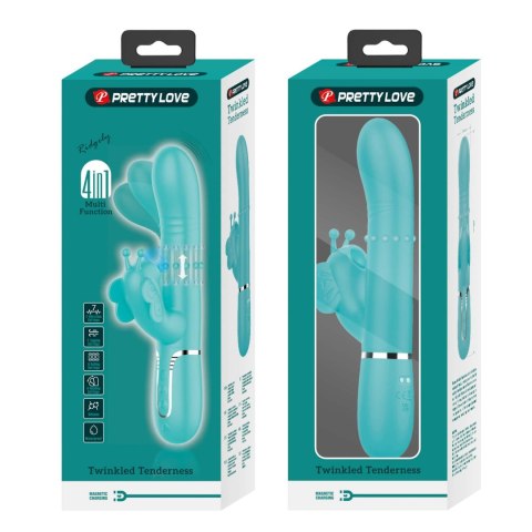 Pretty Love Twinkled Tenderness Turquoise - Rabbit Vibrator