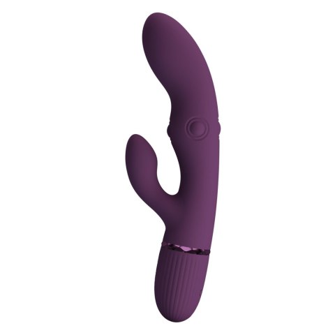 Pretty Love Zach Purple - Four-Sided Thumping Rabbit Vibrator