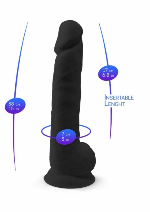 SilexD Model 15" silikonowy anatomiczny, termo-reaktywny, 38 cm