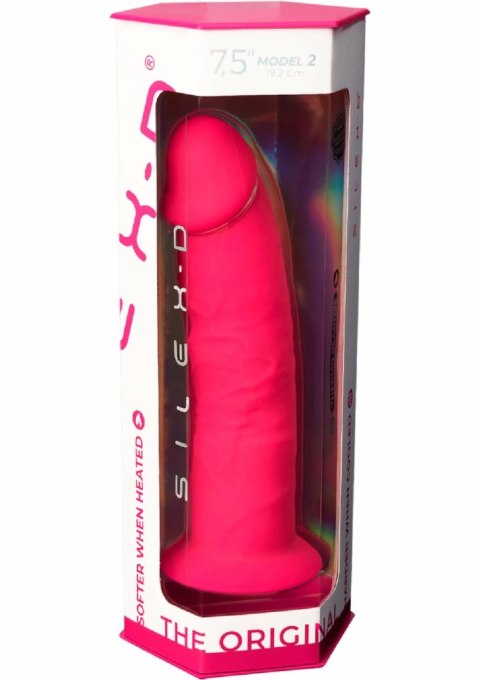 Silex-D Model 2 7.5" silikonowy anatomiczny z przyssawką, cielisty