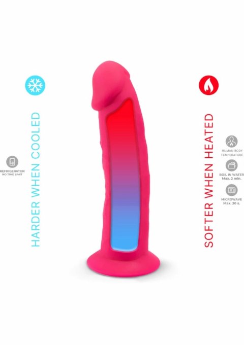 Silex-D Model 2 7.5" silikonowy anatomiczny z przyssawką, cielisty